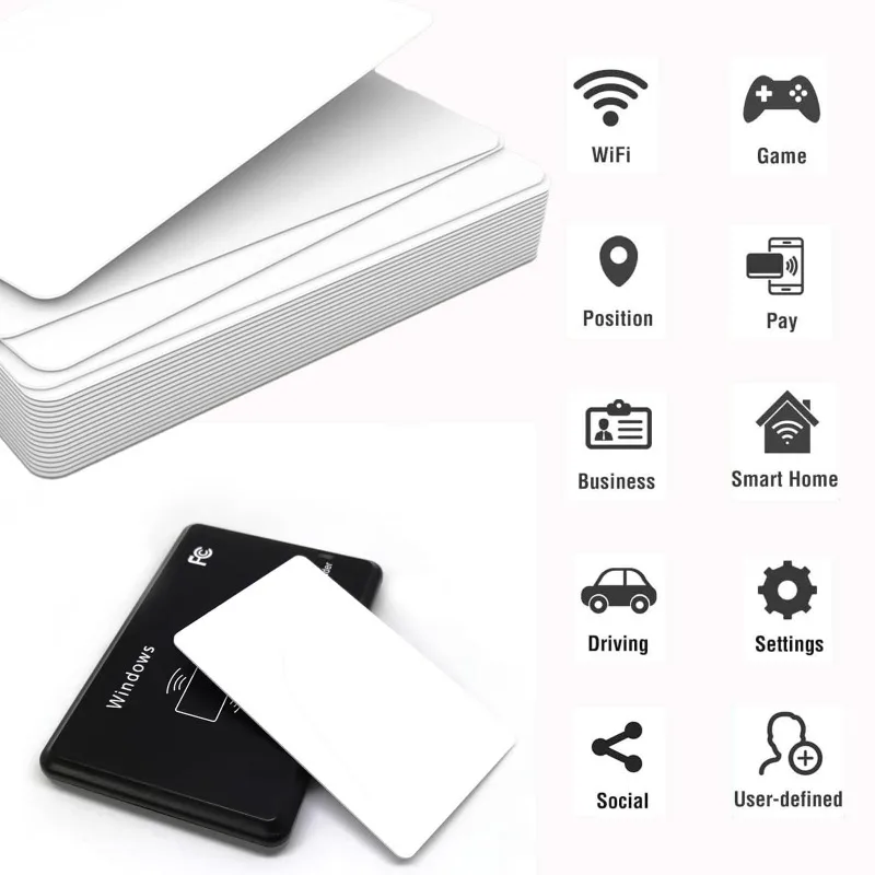 10-100 Pcs 13.56Mhz UID Rewritable Card Gen1 RFID Access Control Clone NFC Smart Chip Sector 0 Block 0 Changeable Copy 1K S50