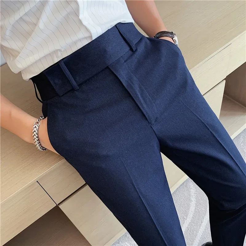 Top Trends: 2023 Wedding Dress Pants For Men Business Suit Pant Casual Slim Formal Pants Pantalon Costume Men Suit Trousers Plus Size 29-36 Shoppable Styles