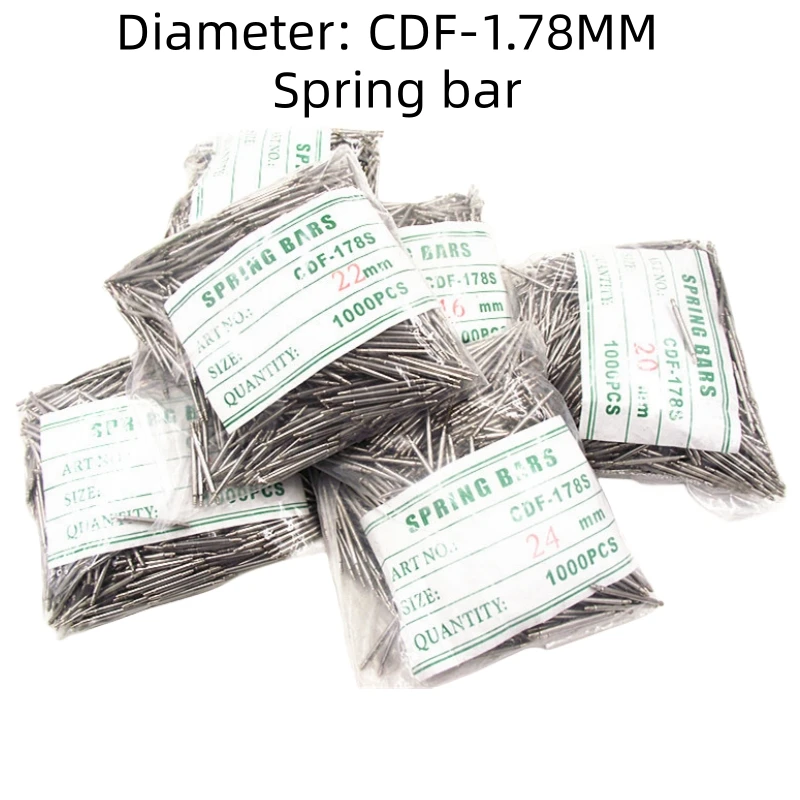 Top Trends: Diameter:1.78MM 1000PCS / Lot Stainless Steel Spring Bar 13mm 14mm 15mm 16mm 17mm 18mm 19mm 20mm 21mm 22mm 23 24 25 26 28 30mm Pin Shoppable Styles