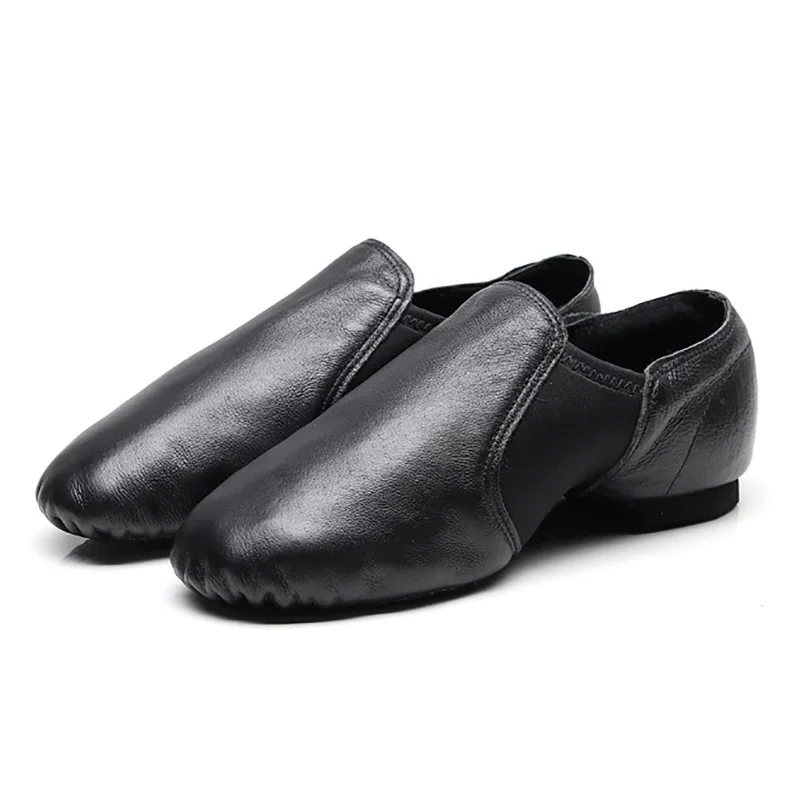 Top Trends: USHINE Quality Sheepskin Tent Leather Upper Jazz Shoe Slip -on For Women And Men's Black Jazz Dance Shoes Shoppable Styles - Image 3