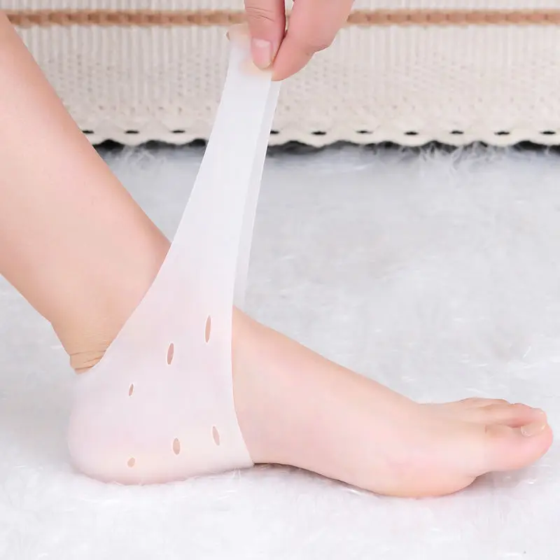 Top Trends: 2Pcs Silicone Feet Care Socks Moisturizing Gel Heel For Relief Plantar Fasciitis Heel Pain Reduce Pressure Heel Cover Shoppable Styles - Image 4