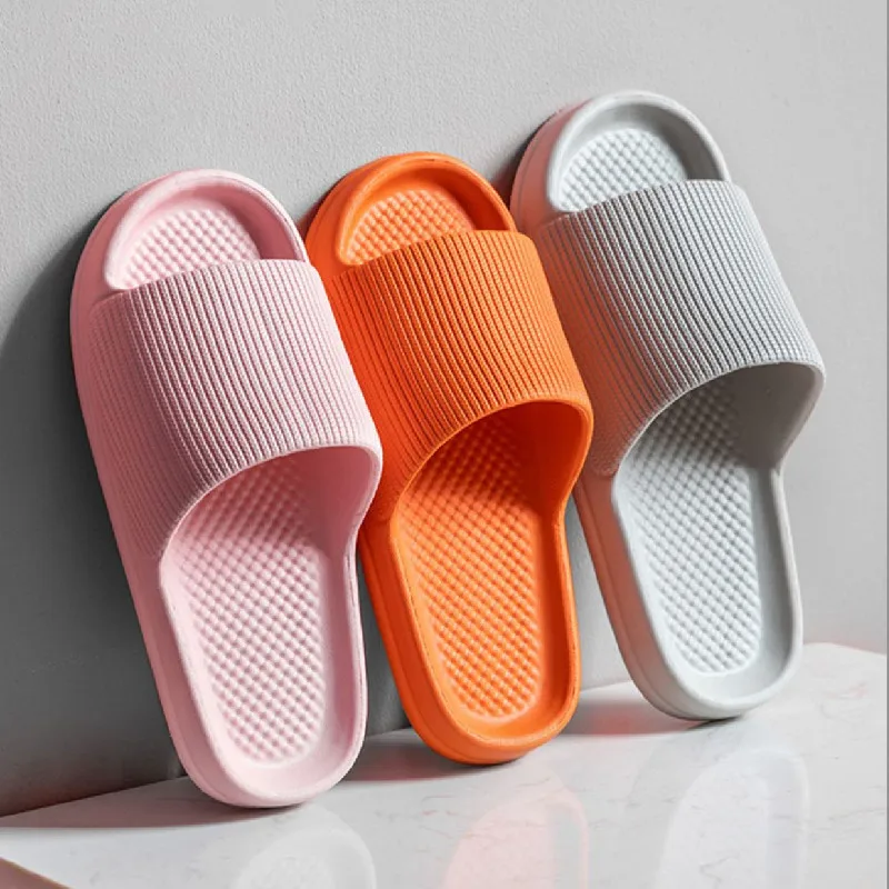 Top Trends: Big Size 47 48 Men Slippers Light EVA Soft Casual Shoes Women Couples Home Bathroom Anti-Slip Flip-Flops Summer Beach Sandals Shoppable Styles