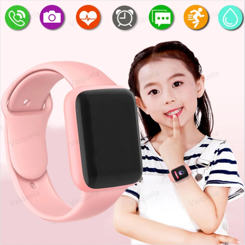 Top Trends: Fitness Kids Smart Watch Y68 Children Smartwatch For Girls Boys Smart Clock Students Waterproof Fitness Tracker Factory Outlet Shoppable Styles