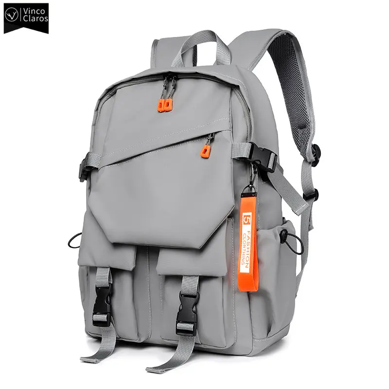 Top Trends: VC Luxury Men&#039;s Backpack High Quality 15.6 Laptop Backpack High-capacity Waterproof Travel Bag Fashion School Backpacks For Men Shoppable Styles