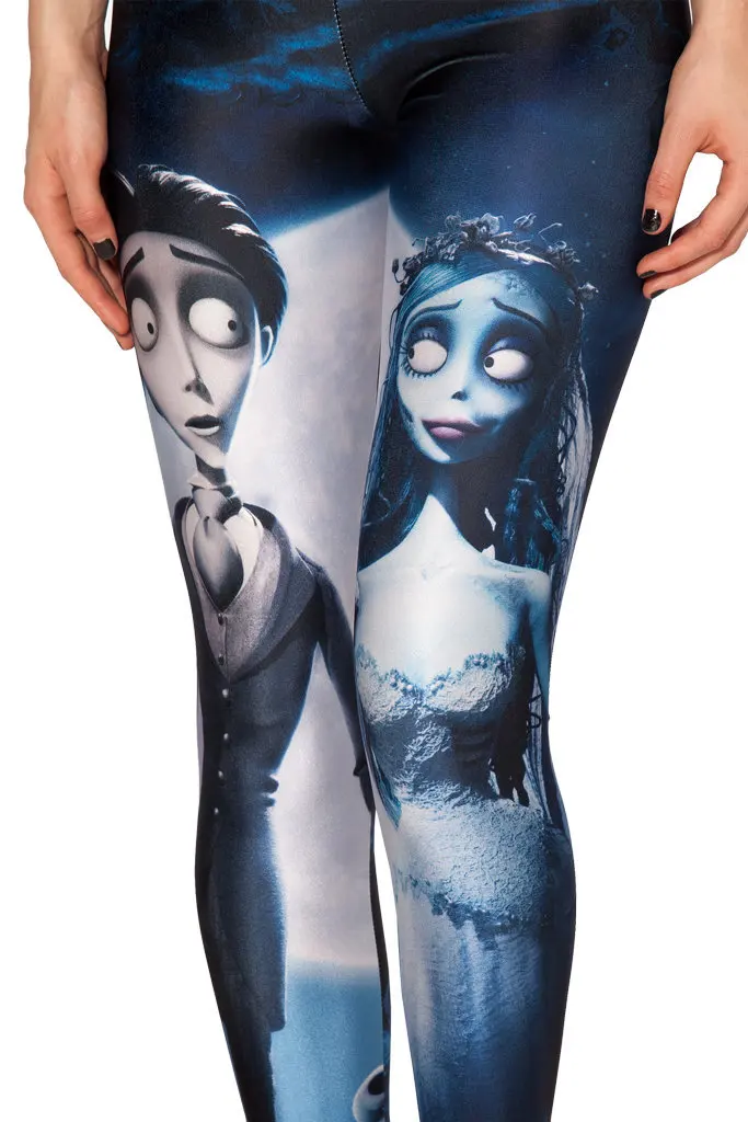 Top Trends: Fashion New Women Leggings Casual Workout Tight Pants Zombie Bride Printed Anime Leggings Elastic Fitness Trousers Shoppable Styles