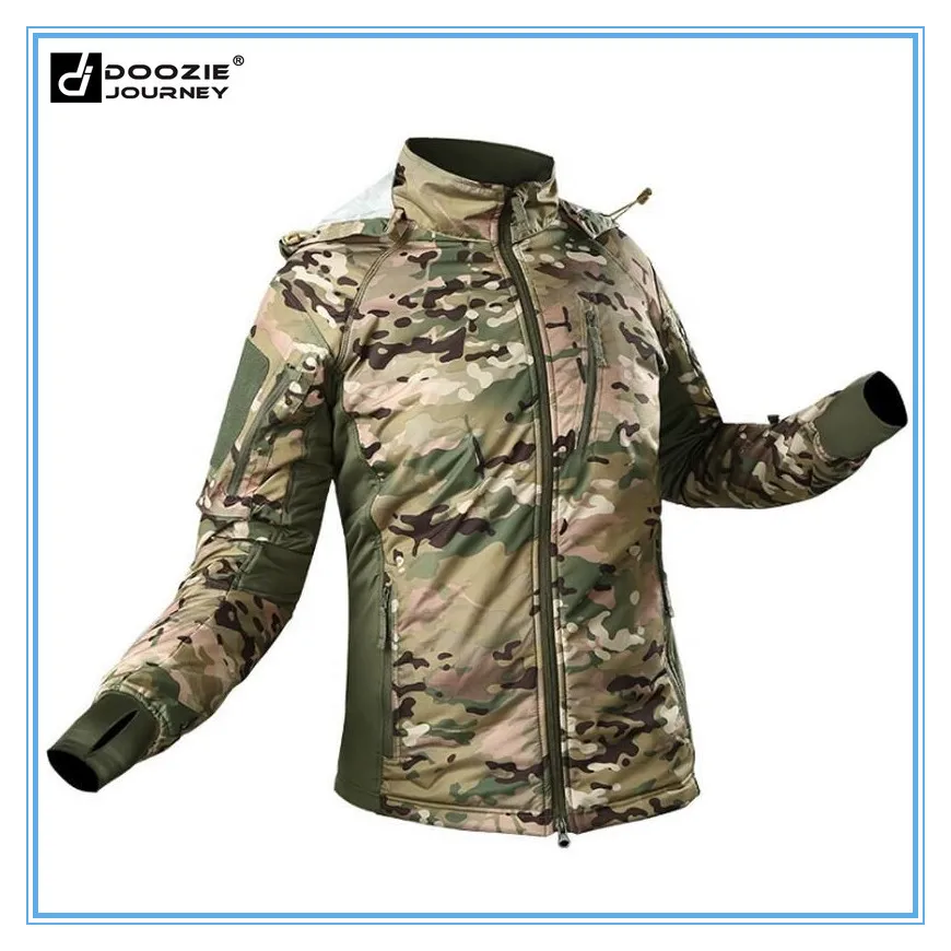 Top Trends: Tactical Jacket Outdoor YAF Jacket Combat Shirt Camouflage Hooded Coat Army Train Jacket Hiking Camping Jacket Fishing Army Coat Shoppable Styles