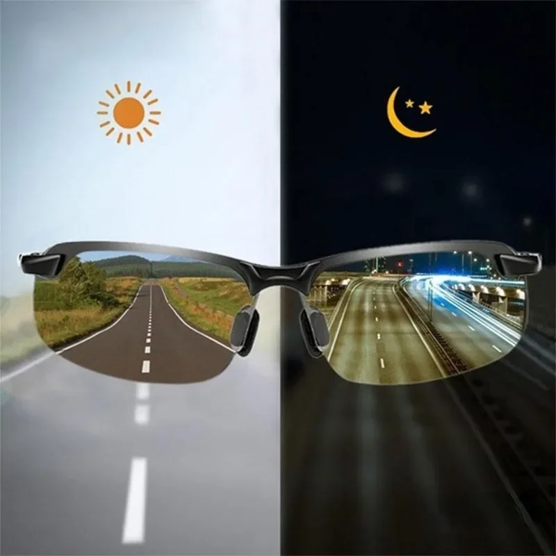 Top Trends: FG Men Night Vision Glasses For Driving Yellow Glasses PC Frame Sunglasses Outdoor Glasses To Handle At Night Anti Glare Gafas Shoppable Styles