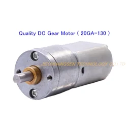 20MM Diameter Quality Gear Motor 20GA-130 DC 3V 6V 12V 15RPM 30RPM  100RPM