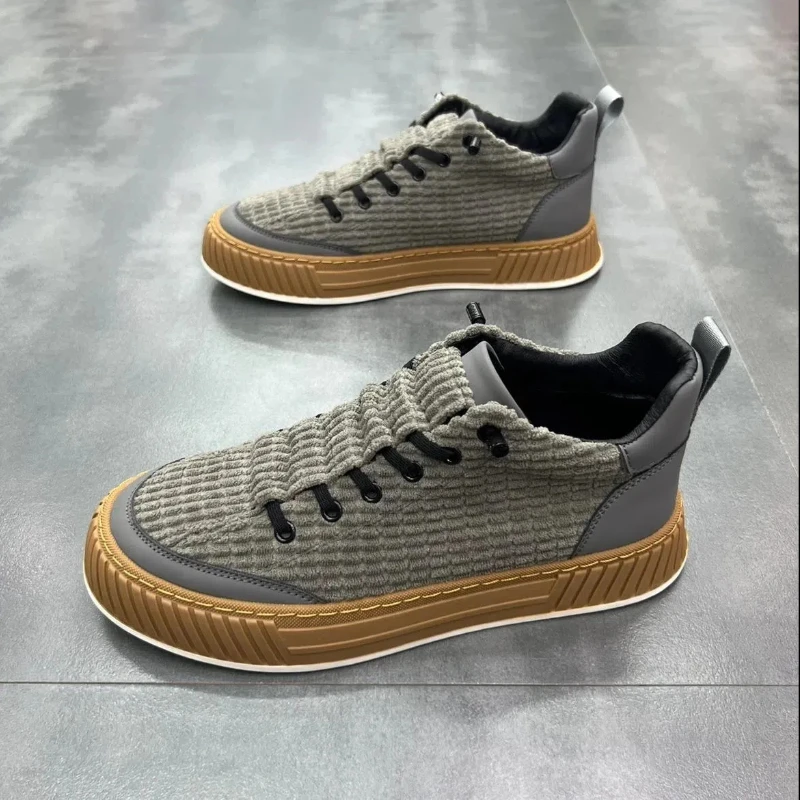 Top Trends: Platform Men&#039;s Vulcanzed Shoes New Fashion Casual Shoes For Men 2023 Quality Breathable Casual Sneakers Male Zapatillas Hombre Shoppable Styles