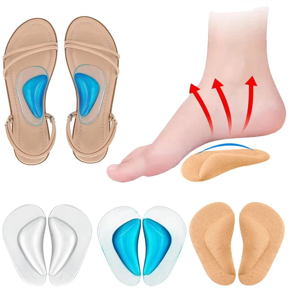 Top Trends: Silicone Orthopedic Insoles For Shoes Women Feet O / X Plate Flat Foot Corrector Shoe Cushion Orthotic High Arch Support Insoles Shoppable Styles