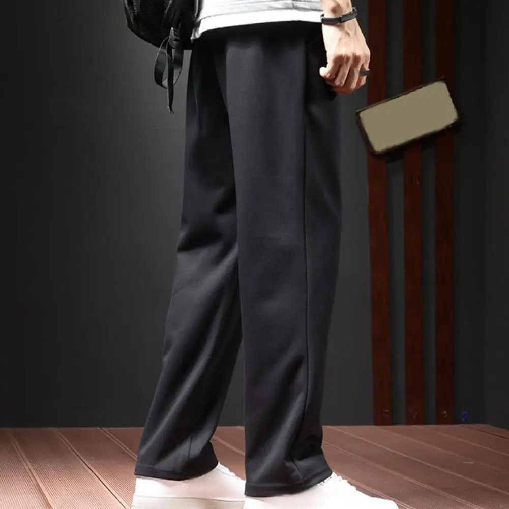 Top Trends: Office Work Pants Fashionable Autumn Men&#039;s Jogger Pants Loose Wide Leg Sweatpants With Elastic Waist Drawstring Pockets Straight Shoppable Styles