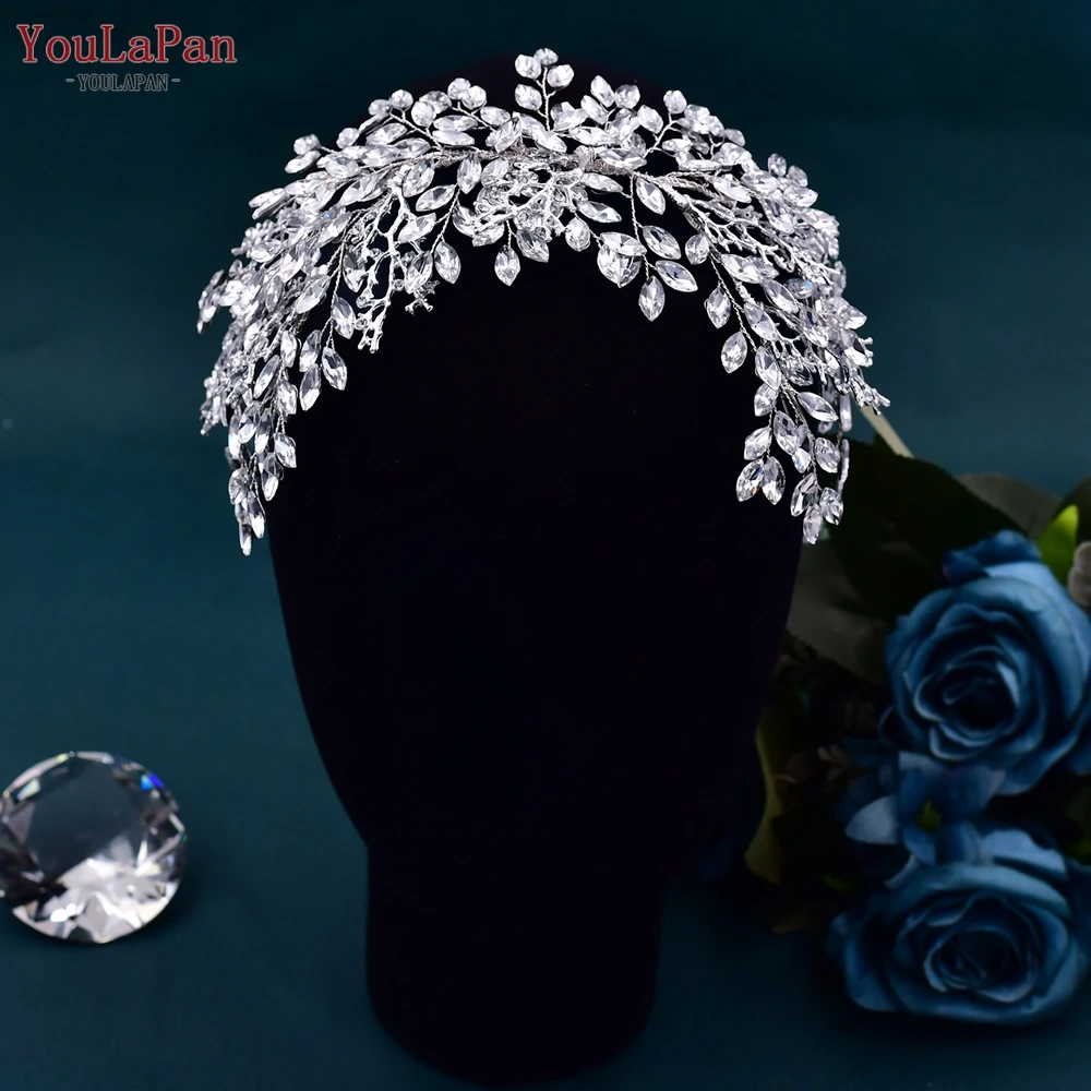 Top Trends: YouLaPan HP365 Bridal Headband Rhinestone Brides Tiara And Headdress Handmade Wedding Hair Accessories Princess Woman Headpiece Shoppable Styles