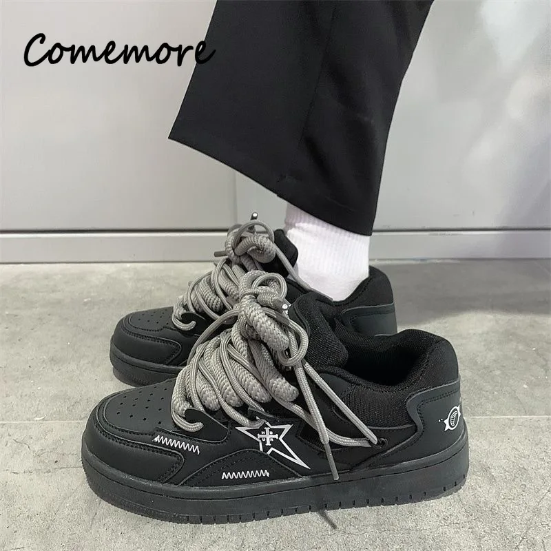 Top Trends: Comemore Designer Sneakers 2023 Spring Fashion Men Skateboard Shoes For Women Casual Tenis Woman Street Style Breathable Shoe 44 Shoppable Styles