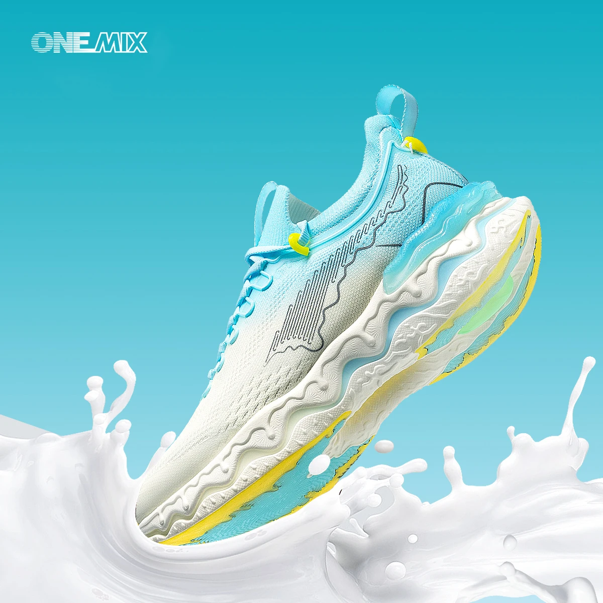 Top Trends: ONEMIX 2023 New Arrival O-Resilio CreamMix Road Running Shoes Lightweight Cushioning Long Distance Men Training Outdoor Sneakers Shoppable Styles