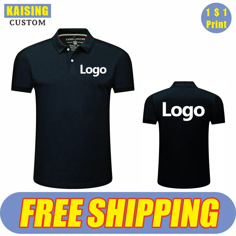 Top Trends: KAISING Summer Men And Women Polo Shirts Custom Logo Embroidery Print Polyester Clothing Personal Group Company Design Tops Shoppable Styles