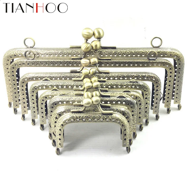 Top Trends: 20cm Metal Frame Purse Handle Coins Kiss Clasp Lock Accessories For Bag Shoppable Styles