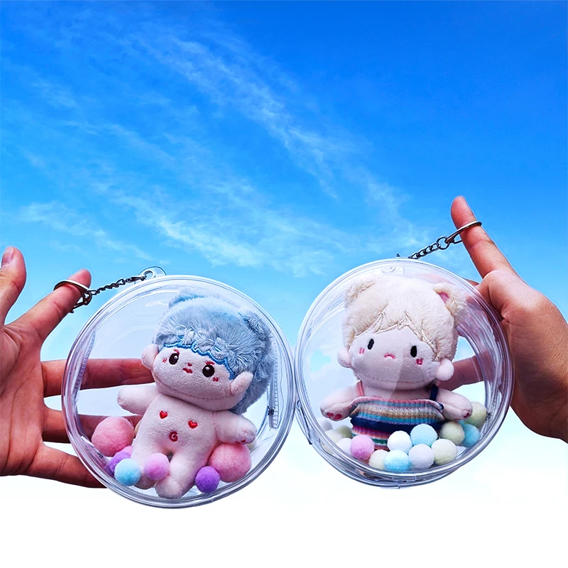 Top Trends: Clear Doll Bag For Ob11 BJD Cartoon Dolls Transparent Protector Pouch For AC Toys Japanese Anime Figure Garage Kit GK Shoppable Styles