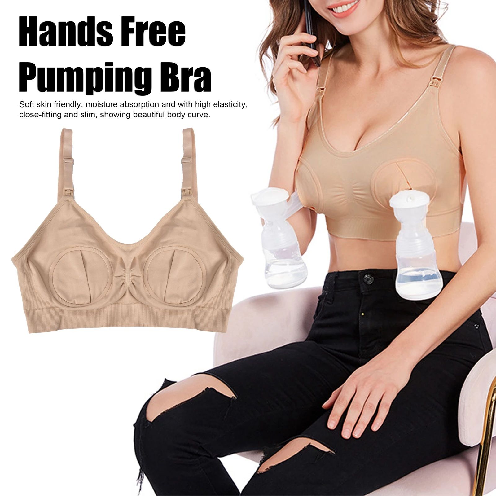 Top Trends: Nursing Bra Breast Pump Special Maternity Bra Hand Pregnancy Clothes Breastfeeding Pumping Bra Can Wear All Day Shoppable Styles