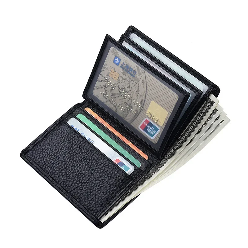 Top Trends: Men's Wallet Fashion High Quality Pu Male Card Bag Credit Card Driver's License Storage Bag Shoppable Styles