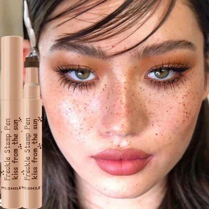 Top Trends: Face Fake Freckles Pen Natural Waterproof Lifelike Fake Freckles Pencil For Long Lasting Look Dot Spot Pen Makep Tools Cosmetic Shoppable Styles