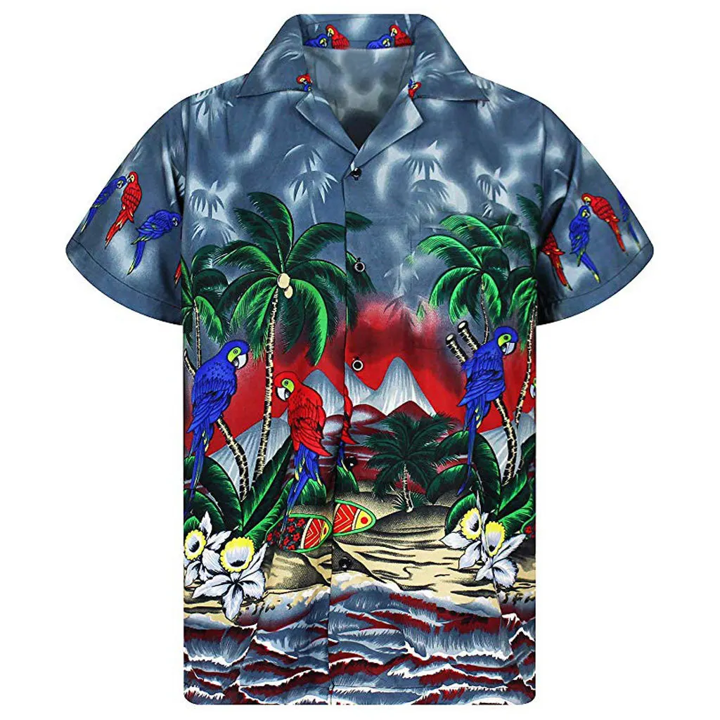 Top Trends: Mens Designer Clothes 3D Printing Shirt Oversized Summer 2023 Travel Hawaii Beach Hawaiian Harajuku Floral Camisa Masculino Shoppable Styles - Image 3