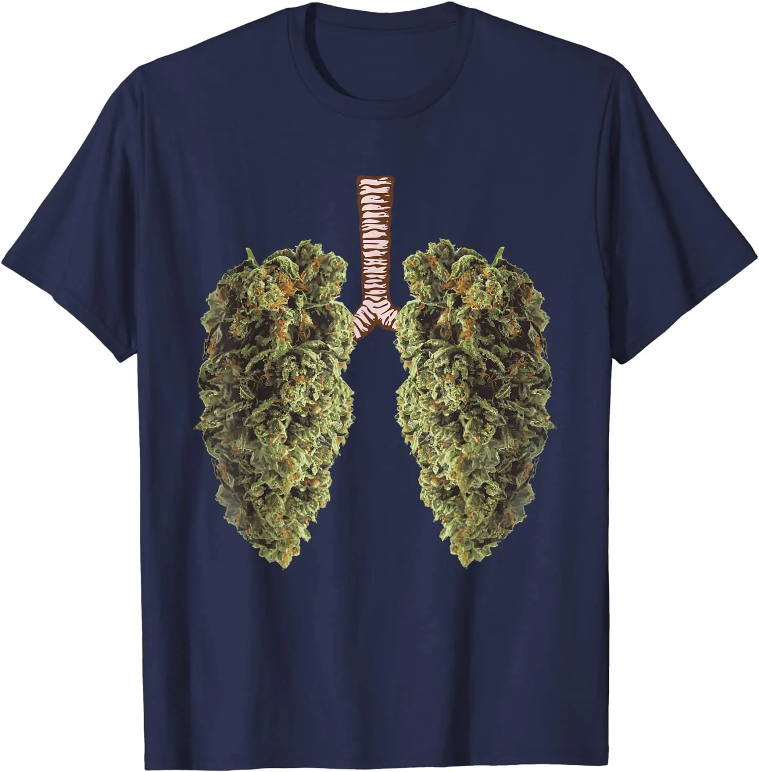 Top Trends: Funny Weed Lung Bud T-Shirt - THC Lung TShirt T-Shirt Hot Sale Student Top T-shirts Cotton Tees Printed Shoppable Styles - Image 5