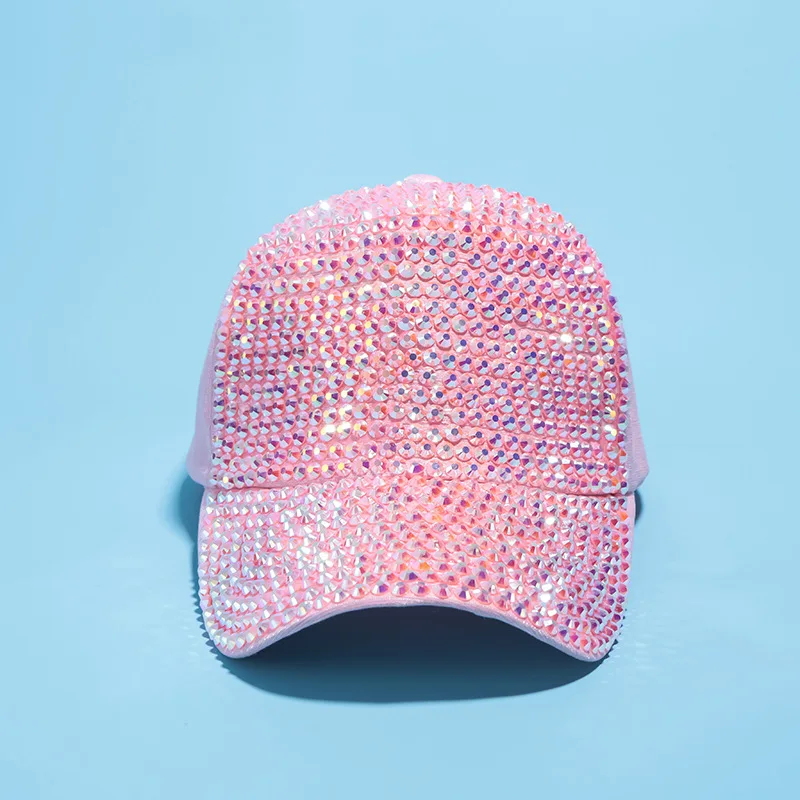 Top Trends: Rhinestone Baseball Cap For Men And Women's Soft Hats Color Diamond Travel Party Hats In Spring And Summer Gorras Para Hombres Shoppable Styles - Image 4