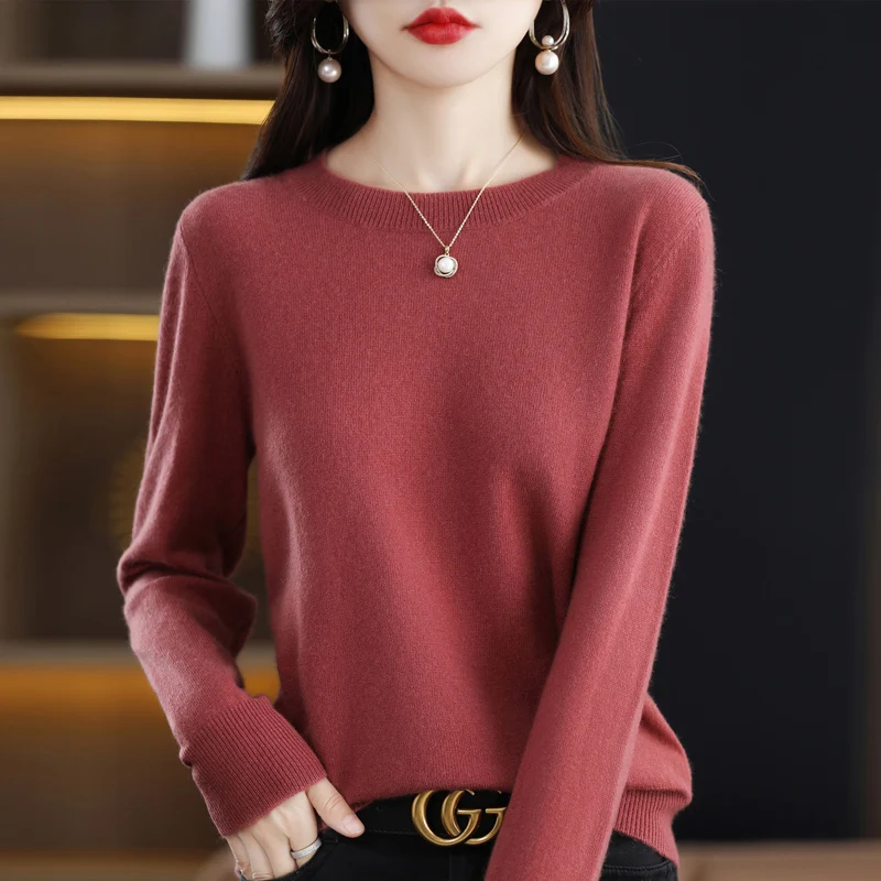 Top Trends: 2022 Autumn / Winter Round NNck Sweater Women's Long Sleeve Pullover TTin Knitwear Is VVrsatile Loose Slimming Fashion Foundation Shoppable Styles