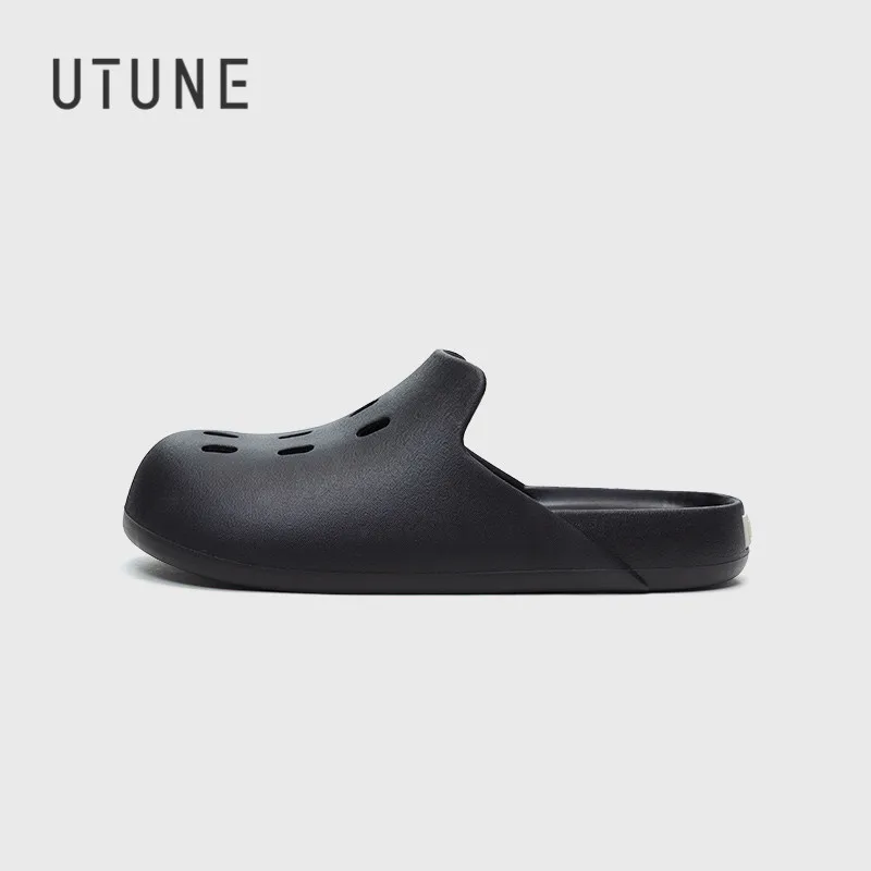 Top Trends: UTUNE Mules Shoes For Women Men Couples Summer Outdoor Slippers Indoor Sandals Slides EVA Soft Non-slip Cozy Cloud Feeling Shoppable Styles