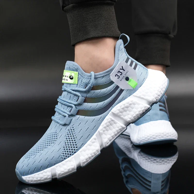 Top Trends: 2023 Trend Men Casual Shoes Light Breathable Sneakers Outdoor Sports Mesh Fashion Basketball Shoes Black Running Tennis Shoes Shoppable Styles