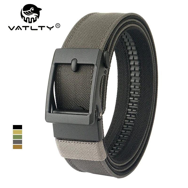 Top Trends: VATLTY New Hard Tactical Belt For Men Metal Automatic Buckle IPSC Gun Belt 1100D Nylon Military Belt Outdoor Sports Girdle Male Shoppable Styles