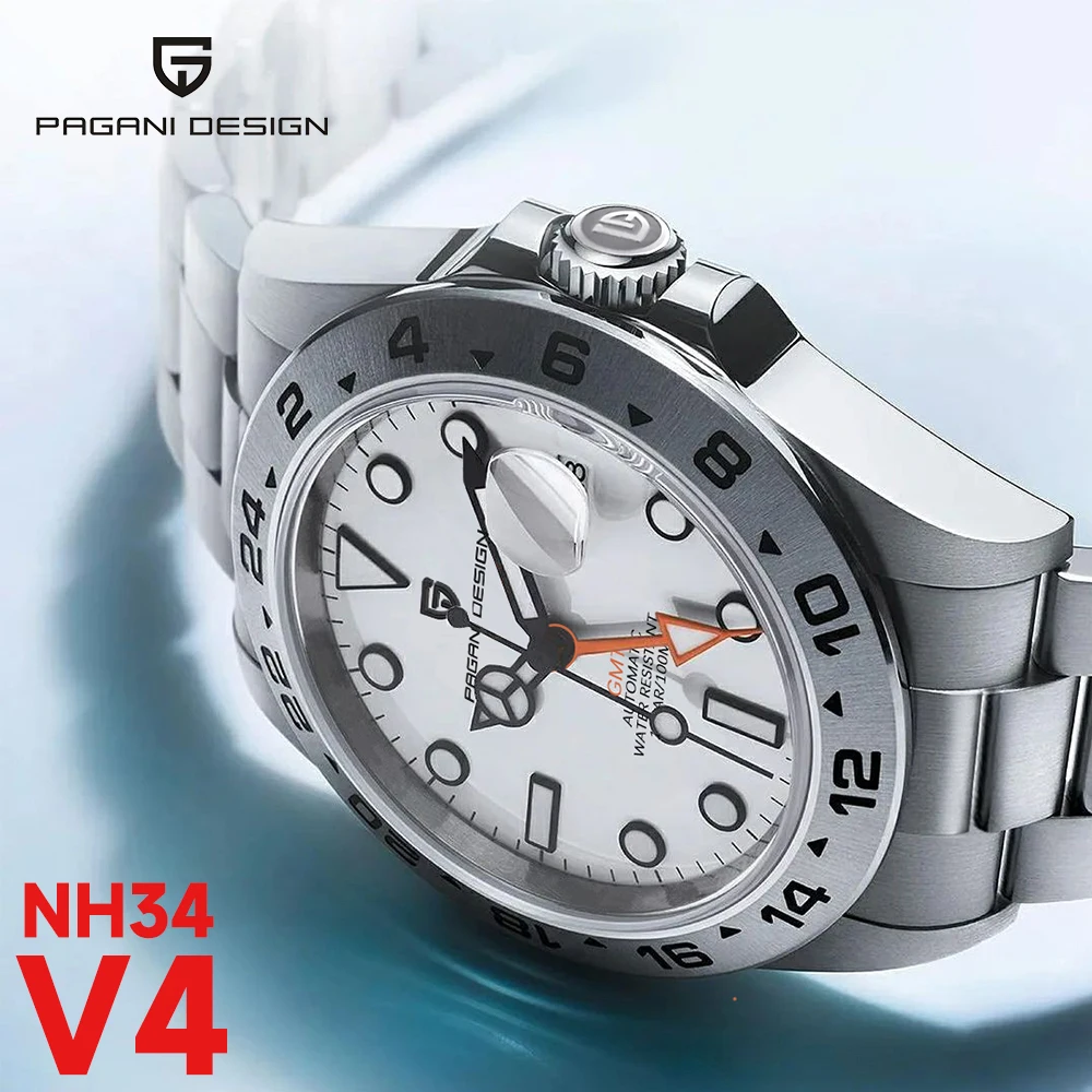 Top Trends: 2023 New 40MM PAGANI DESIGN NH34 Men's GMT Automatic Mechanical Watches Sapphire Stainless Steel Waterproof Clock Reloj Hombre Shoppable Styles