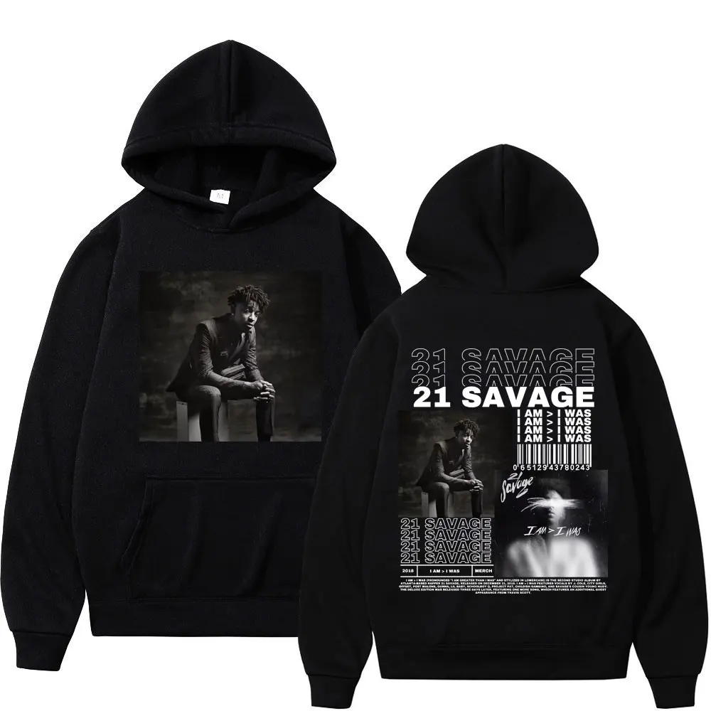 Top Trends: Rapper 21 Savage Music Album Graphic Hoodie Autumn Winter High Quality Fleece Sweatshirt Men&#039;s Women&#039;s Fashion Hip Hop Pullovers Shoppable Styles