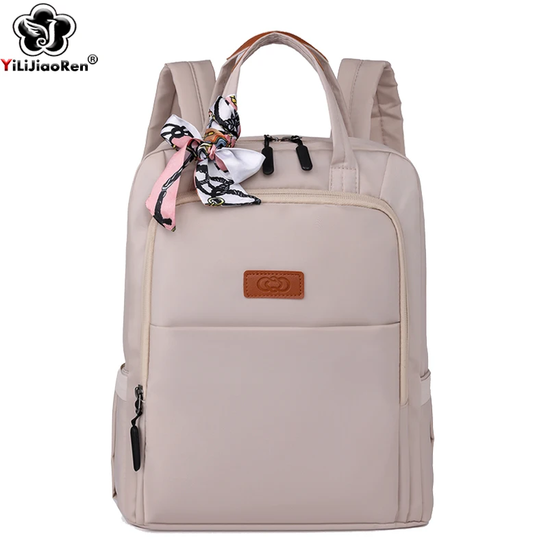 Top Trends: Laptop Backpack Women Waterproof Nylon Backpack Female Fashion Ladies Multifunctional Bagpack Large Capacity School Travel Bag Shoppable Styles