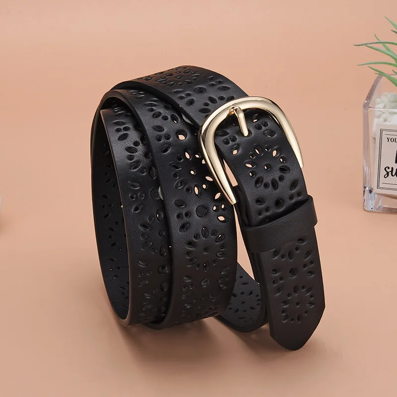 Top Trends: New Trend Hollowed Out And Versatile Women&#039;s Belt, Fashionable And Personalized Retro Light Luxury Belt For Women&#039;s Accessories Shoppable Styles