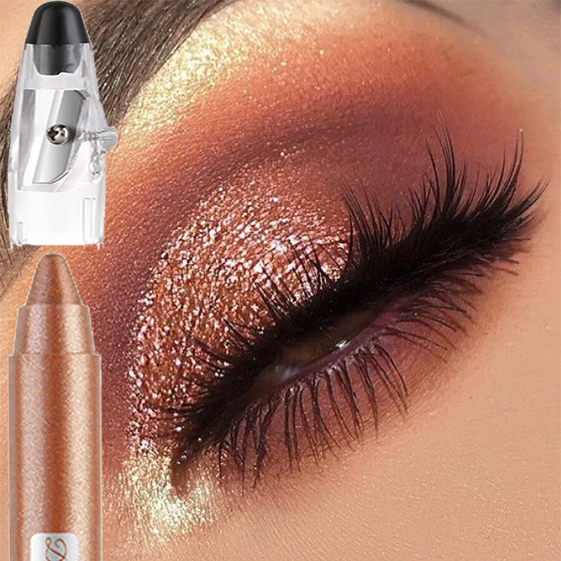 Top Trends: Pearlescent Eyeshadow Pencil Glitter Silkworm Liner Pencil With Sharpener Highlight Matte Eye Shadow Stick Eyes Makeup Cosmetics Shoppable Styles