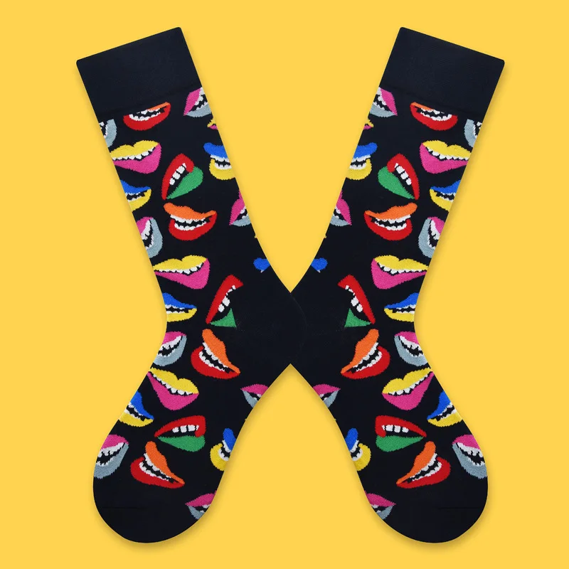 Top Trends: Funny Men Women Fashion Harajuku Fruit Socks Lovely Art WithCartoon Fruit Tide Brand Couple Socks Designer Socks Shoppable Styles - Image 4