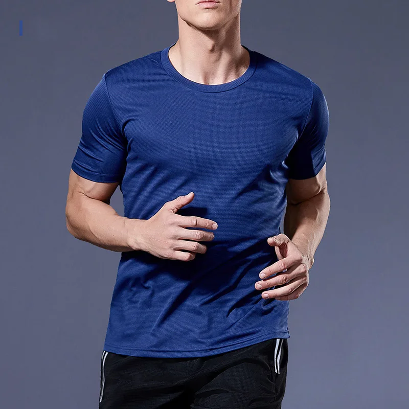 Top Trends: Running Tshirts For Men Gym Short Sleeve Workout Sports Shirt Man Training Quick Dry Fitness Black T Shirt Tops New 2022 Shoppable Styles