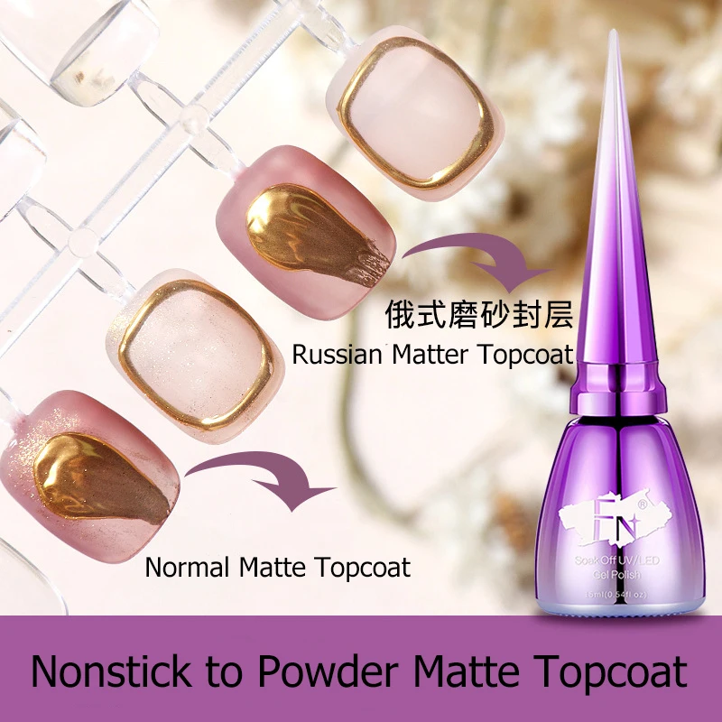 Top Trends: 15ml Nonstick To Powder Russian Style Matte Topcoat UV LED Nail Art Gel Reinforcing Manicure Polish Easy To Clean Shoppable Styles