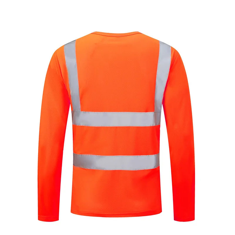 Top Trends: 2023Outdoor Shirt Fluorescent High Visibility Safety Work Shirt Summer Breathable Work T Shirt Reflective Vest T-shirt Quick Dry Shoppable Styles - Image 2