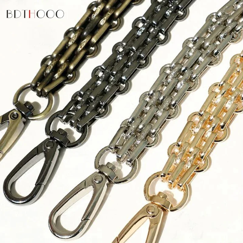 Top Trends: 40-120CM Metal Chain Steel Bag Replacement Shoulder Strap For Handbag Purse Handle Shoppable Styles