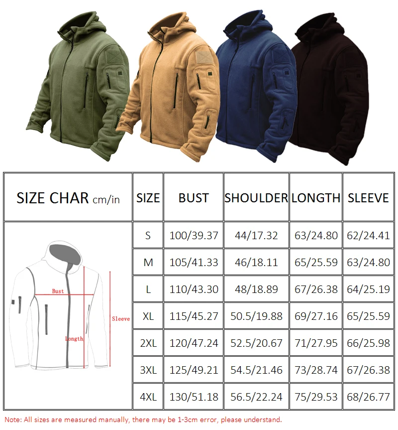 Top Trends: Tactical Recon Thin Fleece Jacket Hunting Winter Outdoor Hiking Army Hoodie Thermal Coat Security Police Combat Hoody Full Zip Shoppable Styles - Image 6