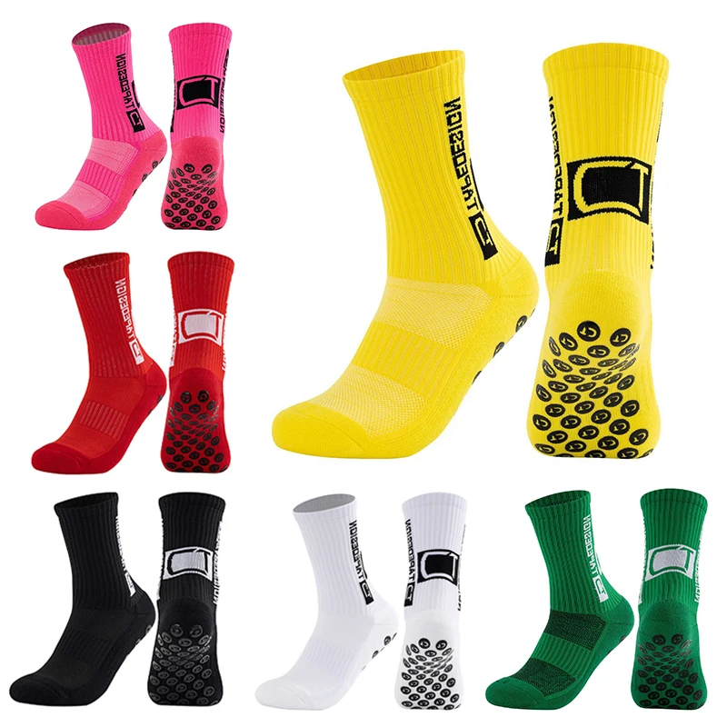 Top Trends: 2024 New Breathable Anti Slip Football Socks Men Soccer Sports Socks Cycling Women Men Shoppable Styles