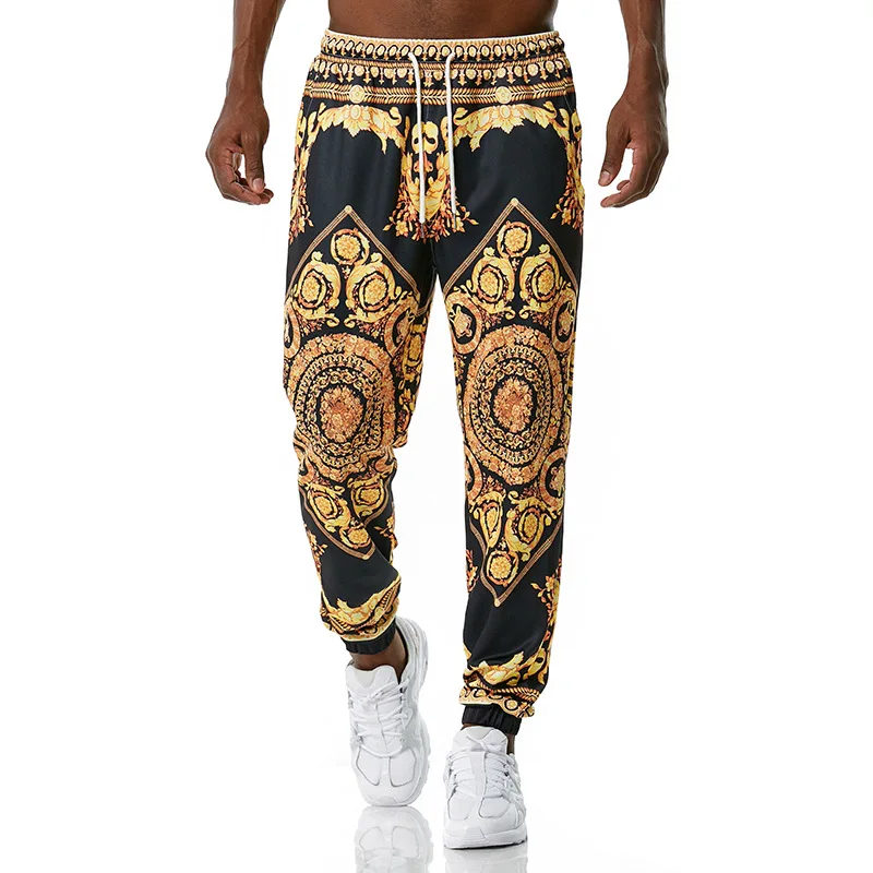 Top Trends: Luxury Vintage Long Pants Man Outdoors Gym Joggers Mens Sweatpants Floral 3D Print Male Camo Trousers Casual Hip Hop Streetwear Shoppable Styles