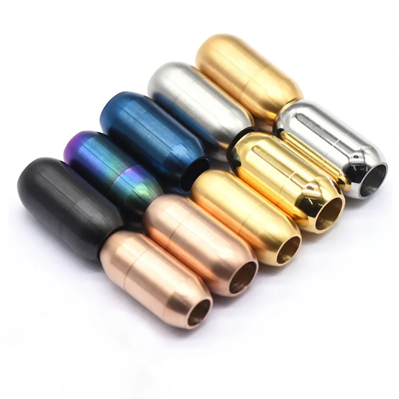 Top Trends: 10pcs Stainless Steel Magnetic Clasps Leather Cord Bracelet Magnet Buckle Necklace Clasp Diy Jewelry Making Accessories 3mm-8mm Shoppable Styles