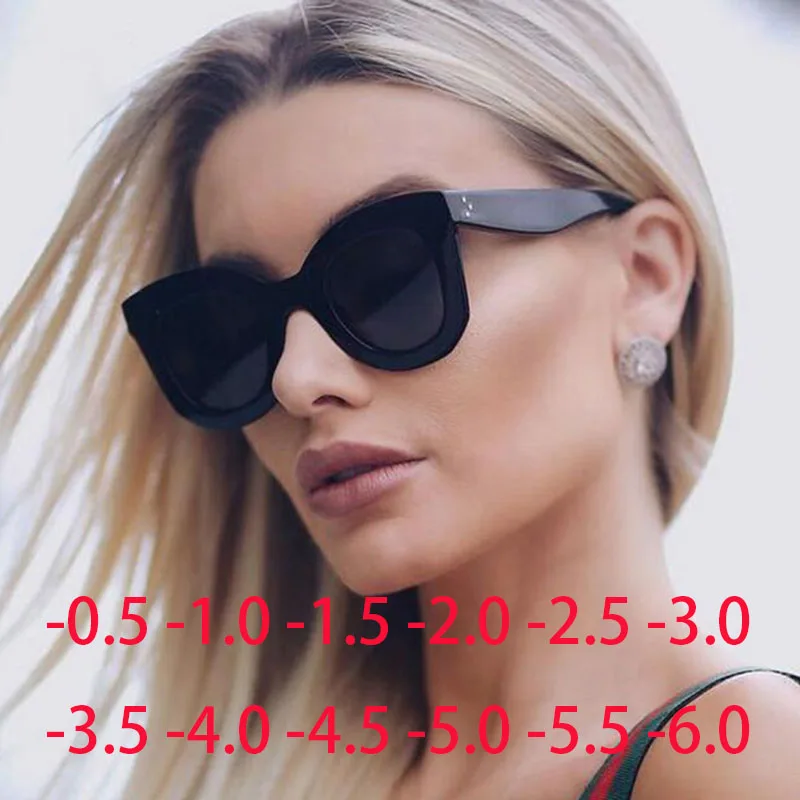 Top Trends: Women Fashion Gradient Vintage Round Style Sunglasses Classic 3 Dots Deep Blue Frame Sun Glasses Oculo 0 -0.5 -1.0 -2.0 To -6.0 Shoppable Styles