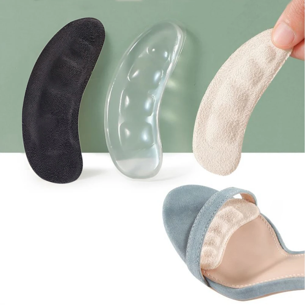 Top Trends: Soft Silicone Pads For Women's Shoes Anti-Slip Forefoot Insert Pad Heel Liner Gel Insoles For Heels Sandals Slippers Foot Pad Shoppable Styles