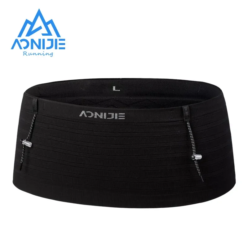 Top Trends: AONIJIE W8116 E4201 New Woven Elastic Sports Waist Pack Running Race Number Belt For Triathlon Marathon Cycling Mountaineering Shoppable Styles