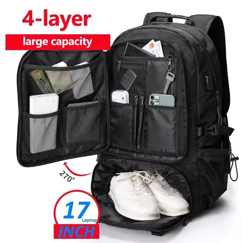 Top Trends: 80L 60L Men's Outdoor Backpack Climbing Travel Rucksack Sports Camping Hiking Mochila Large School Luggage Bag Pack Male X148C Shoppable Styles