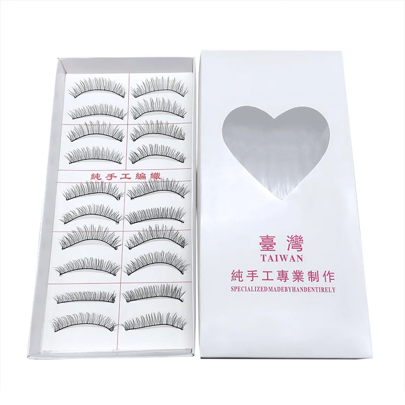 Top Trends: 10Pairs Training False Eyelashes For Beginners Soft Natural Teaching Lashes Extension Eye Makeup Practice Tools Handmade Shoppable Styles